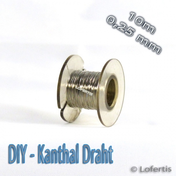 DIY - Kanthaldraht 0,25mm a. ROLLE